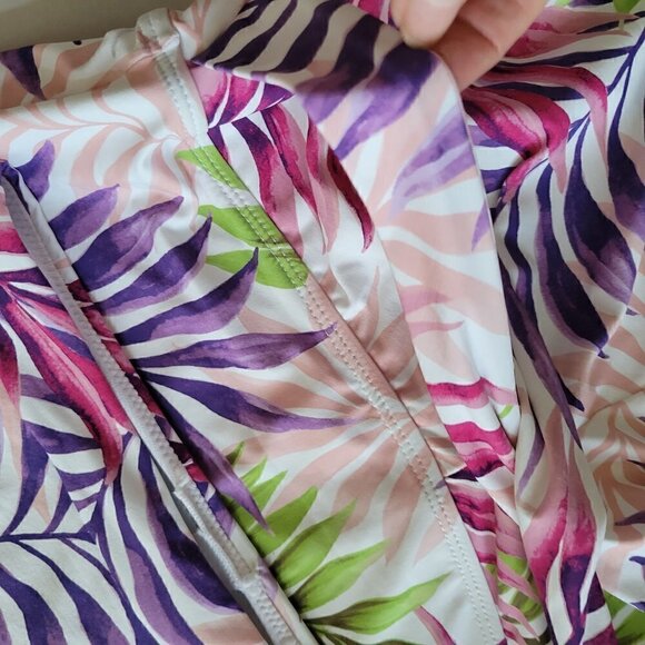 Women's 2 Piece Swimsuit Medium Top/ S Bottoms Forest Colorful /Bundle of 2 - Picture 7 of 7